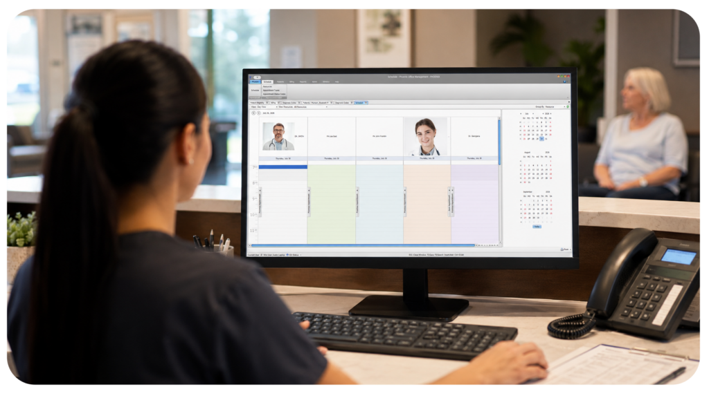 Front Office Worker using Phoenix
